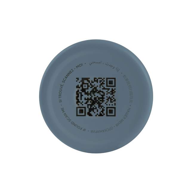 Citron Australia - 500ml QR-Enabled Lost-Proof Water Bottle - Dusty Blue