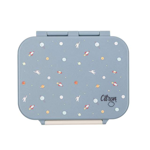 Citron Australia - Absolut Tritan Snackbox with 3 Compartments - Spaceship