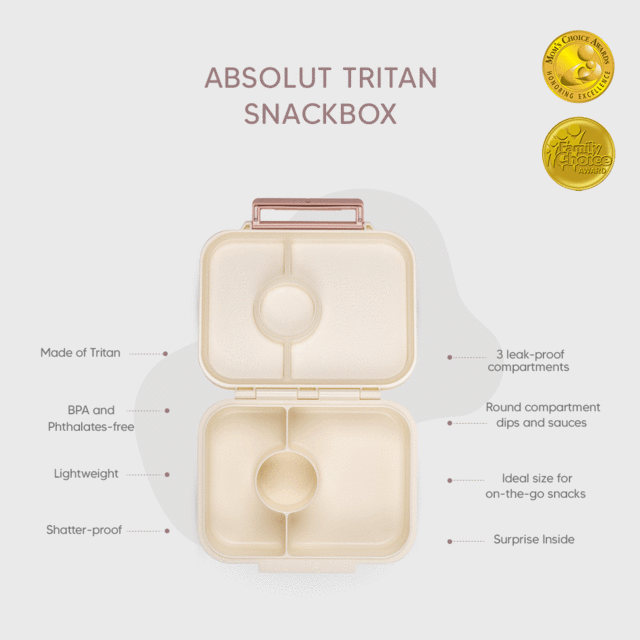 Citron Australia - Absolut Tritan Snackbox with 3 Compartments - Unicorn