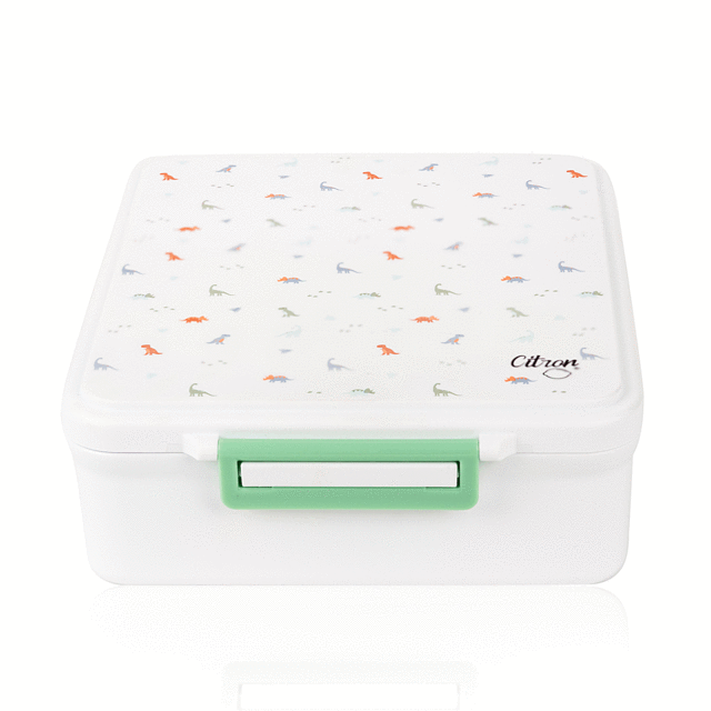 Citron Australia Lunchbox - 4 compartments with Hot Food Jar - Dino