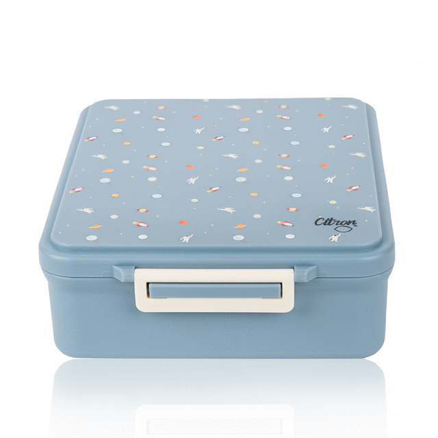 Citron Australia Lunchbox - 4 compartments with Hot Food Jar - Spaceship