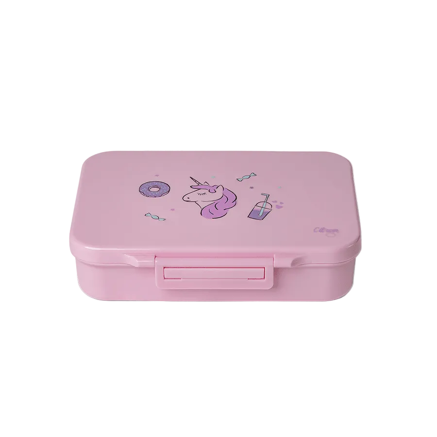 Tritan Lunchbox - 4 Compartments -  Stormy Unicorn