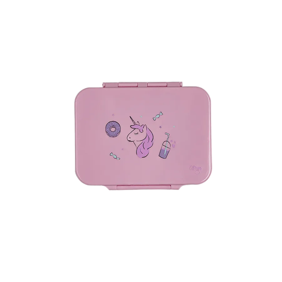 Tritan Lunchbox - 4 Compartments -  Stormy Unicorn
