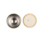 Top view of the Citron Cherry food jar interior and lid
