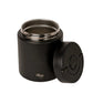 Open Citron Black insulated food jar showing its wide opening and twist-off lid
