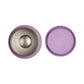 Stainless steel interior and lid of the Citron Purple food jar