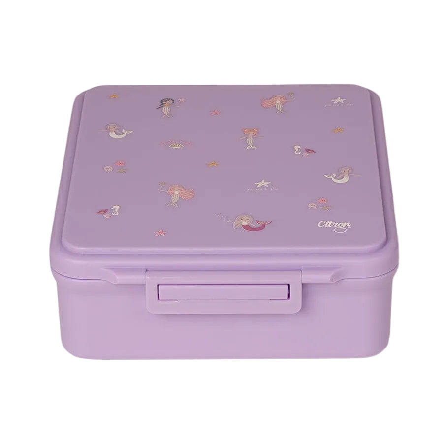 Mermaid design on the Citron Grand kids lunch box lid