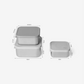 Stackable Stainless steel Lunchbox - Set of 3 - Stormy Unicorn