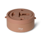 Top view of Citron blush pink 400ml insulated food jar with secure lid