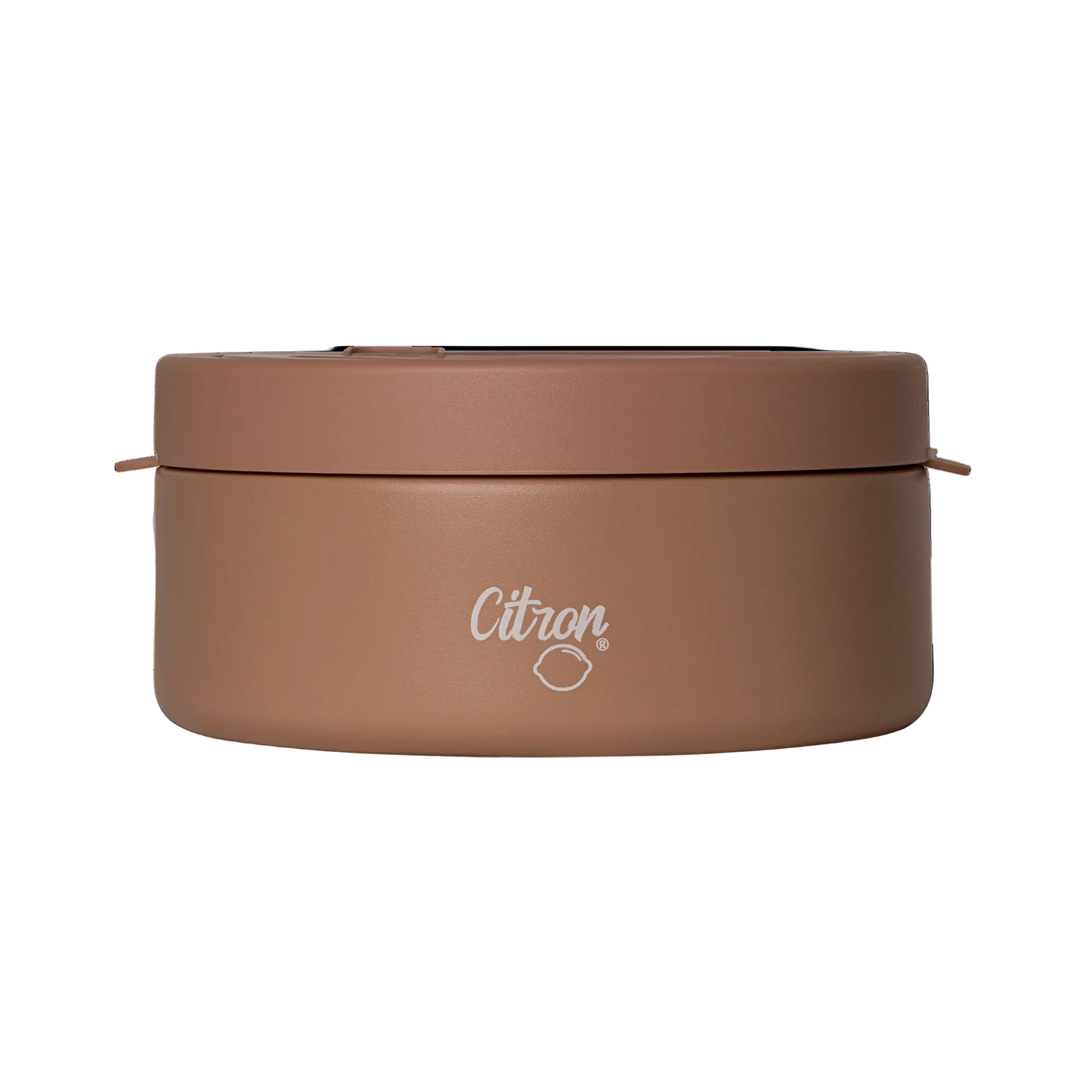 Citron 400ml insulated thermal food jar in blush pink, leak-proof lunch container