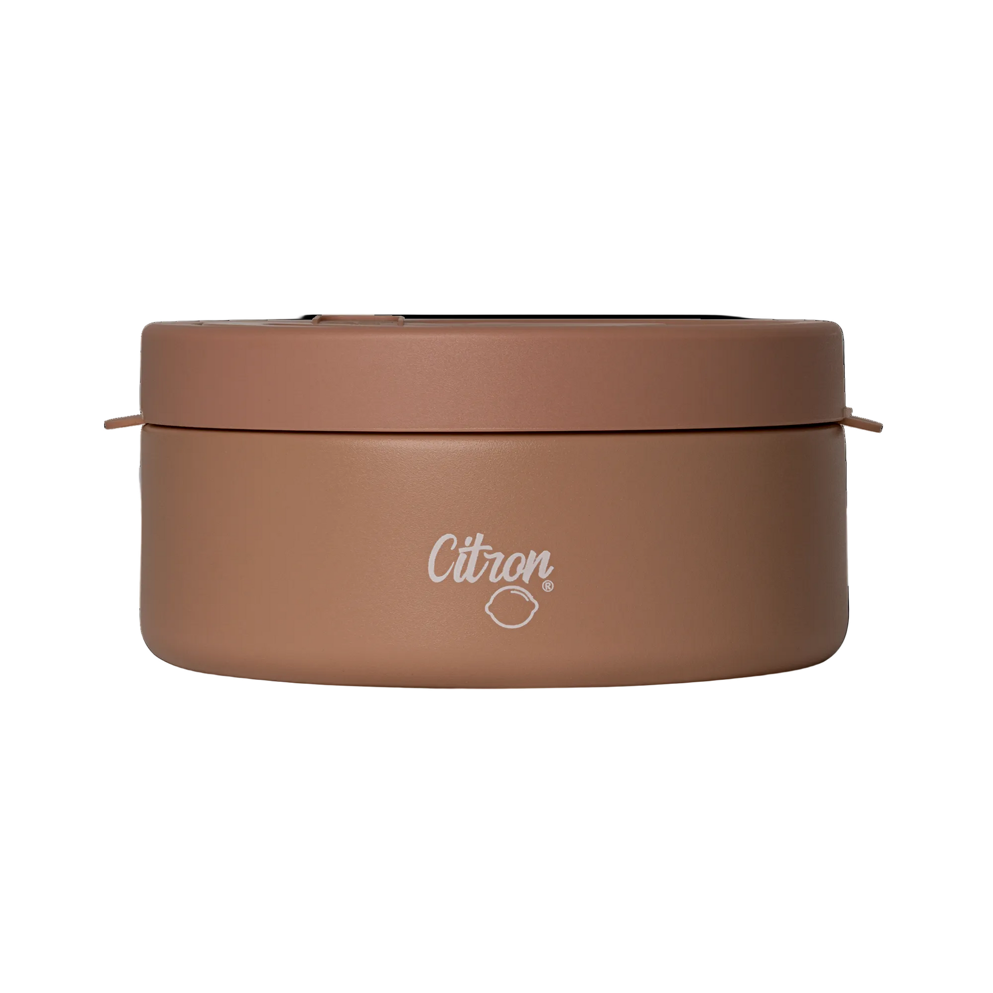 Citron 400ml insulated thermal food jar in blush pink, leak-proof lunch container