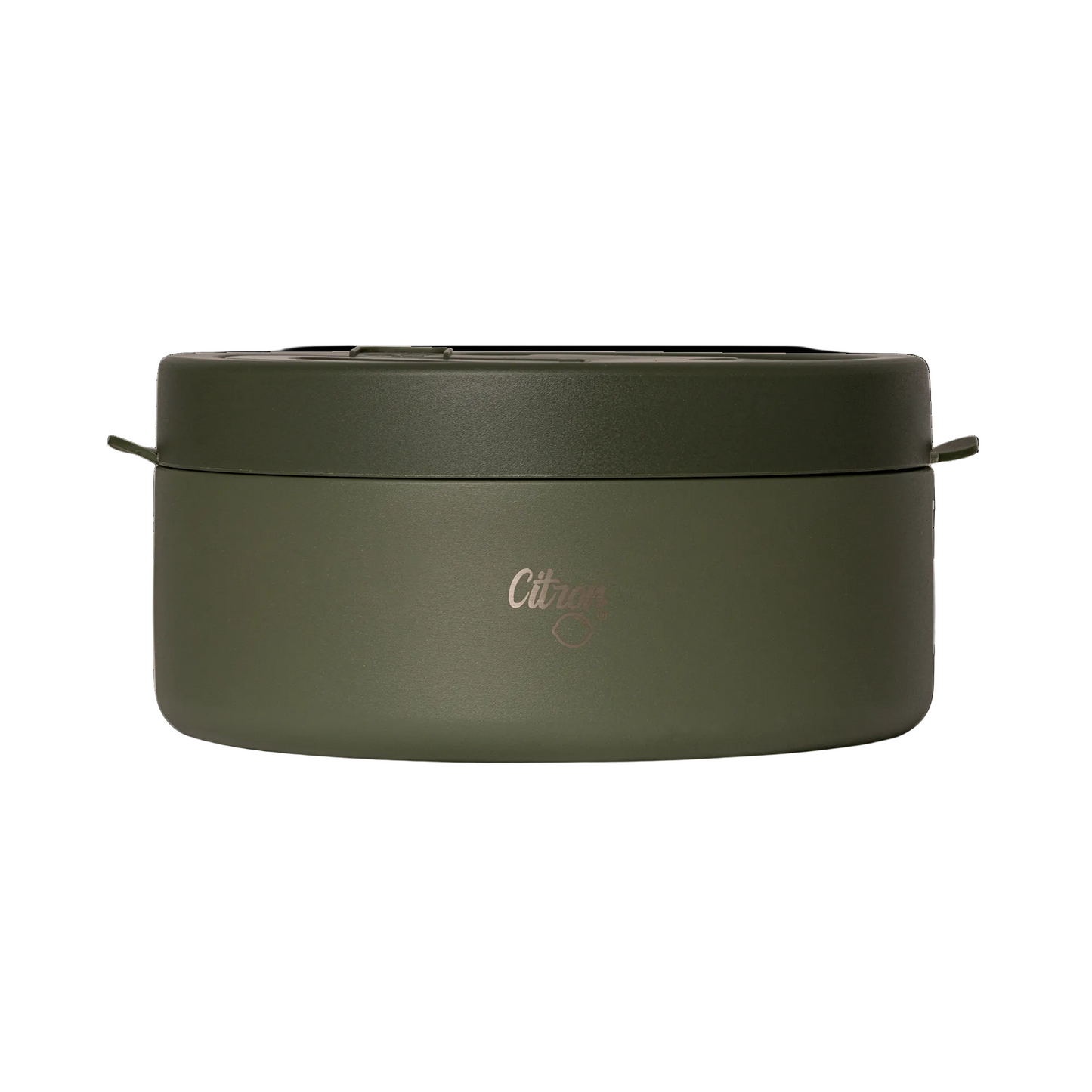 Citron 400ml insulated thermal food jar in green, leak-proof kids lunch container
