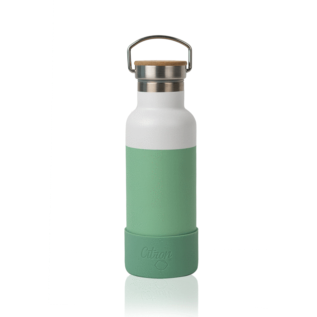 Citron Australia - 500ml QR-Enabled Lost-Proof Water Bottle - Green