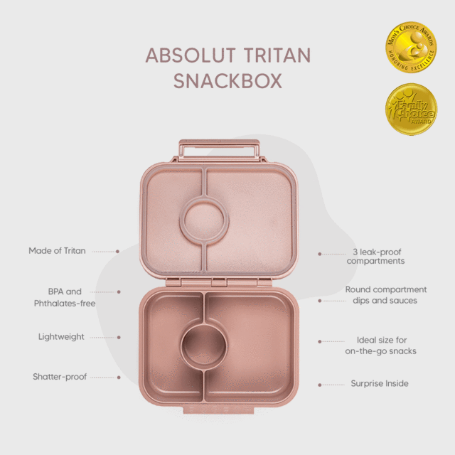Citron Australia - Absolut Tritan Snackbox with 3 Compartments - Leo