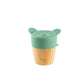 Citron Australia - Bamboo Cup with 2 Lids and Straw - Green