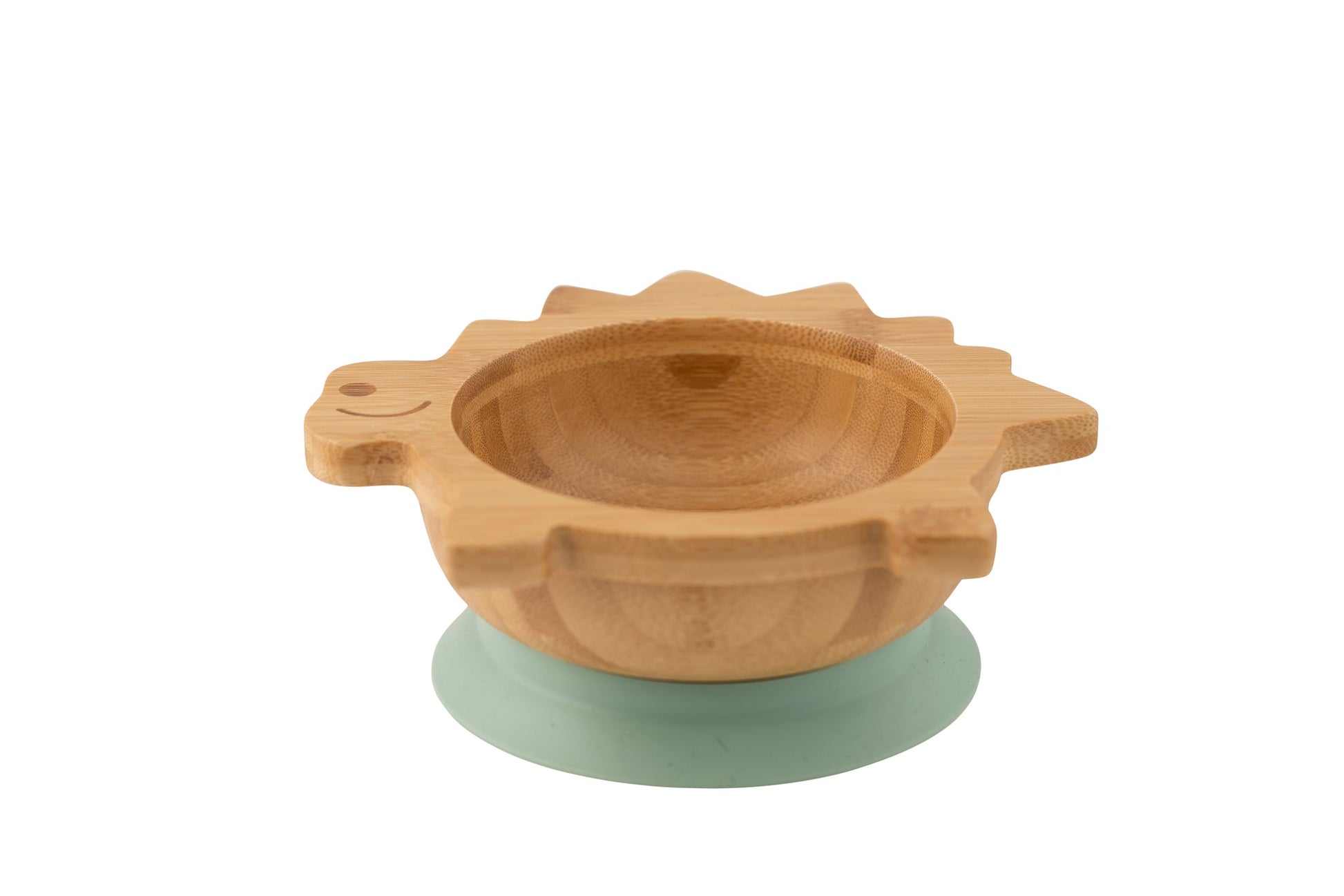 Citron Australia - Bamboo Dino Bowl with Suction and Spoon - Green