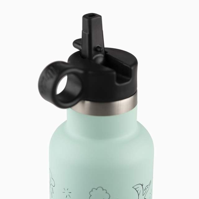 Citron Australia - QR-Enabled Lost-Proof 350ml Little Big Water Bottle - Dino