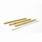 Citron Australia - Set of 3 Bamboo Straws plus Brush