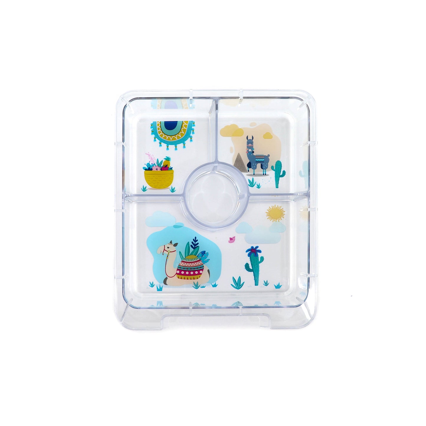 Citron Australia - Snackbox with 4 compartments with accessories - Purple Unicorn